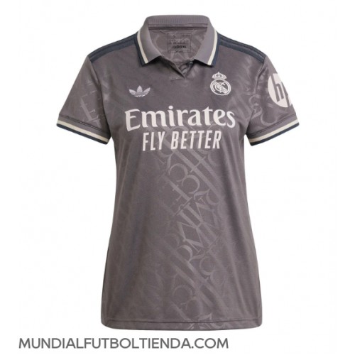 Camiseta Real Madrid Tercera Equipación Replica 2024-25 para mujer mangas cortas